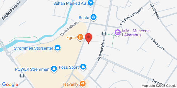 Map displaying event location