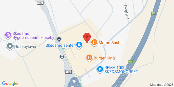 Map displaying event location