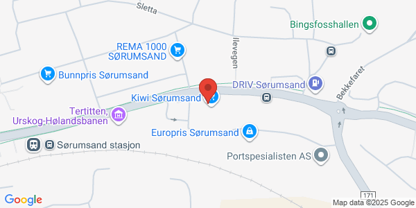 Map displaying event location