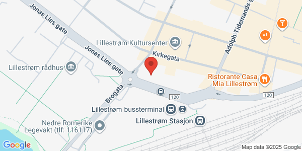 Kart som viser hvor arrangementet foregår