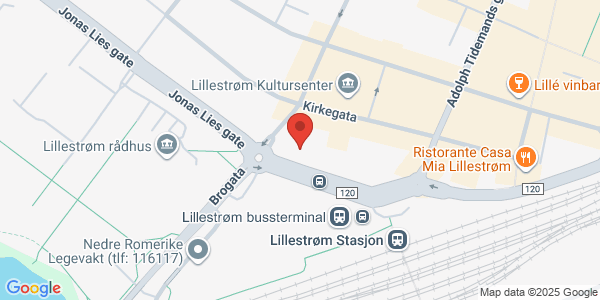 Kart som viser hvor arrangementet foregår