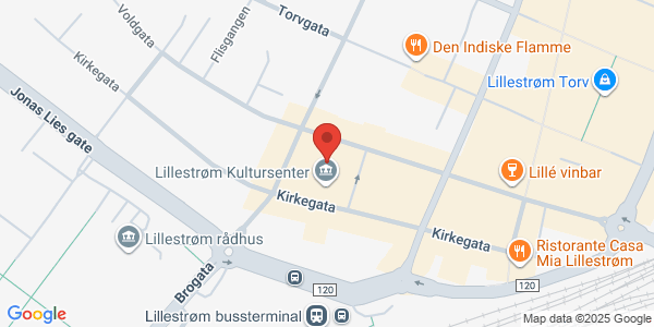 Map displaying event location