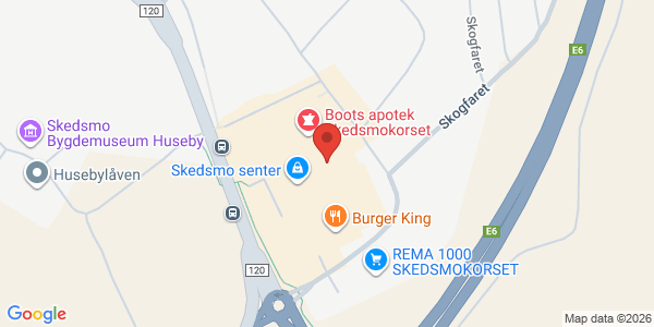 Map displaying event location