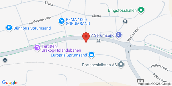 Map displaying event location