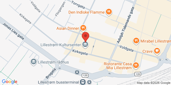 Map displaying event location