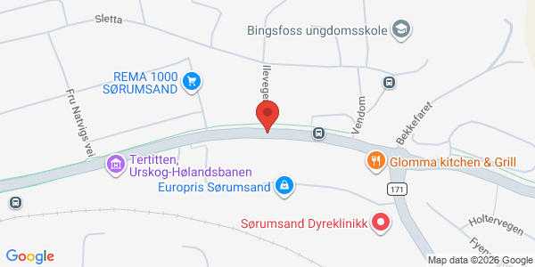 Kart som viser hvor arrangementet foregår