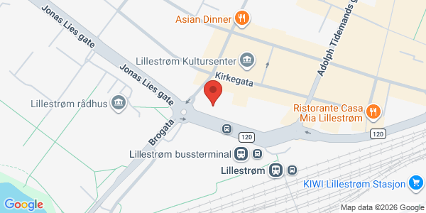 Kart som viser hvor arrangementet foregår