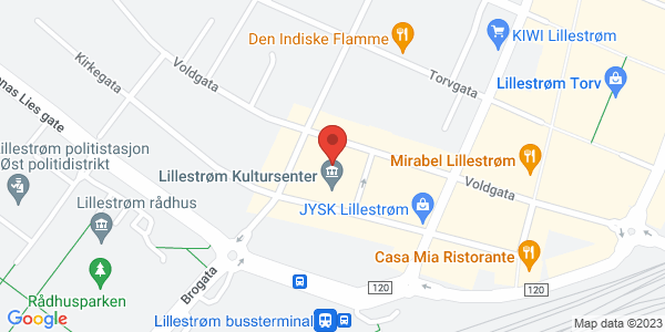 Map displaying event location