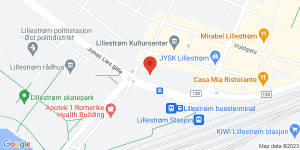 Map displaying event location