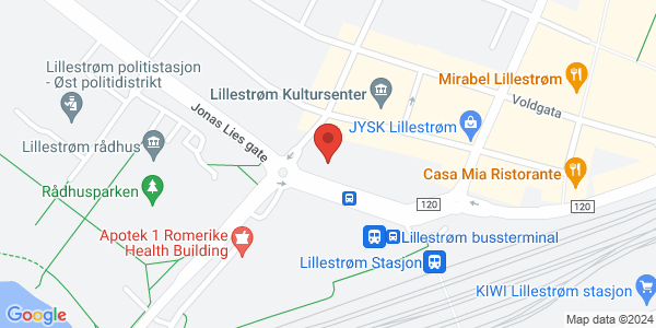 Map displaying event location
