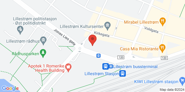 Map displaying event location