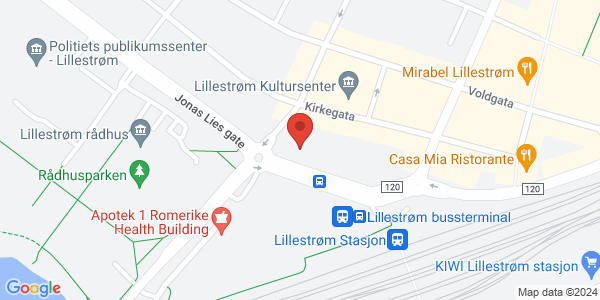 Map displaying event location