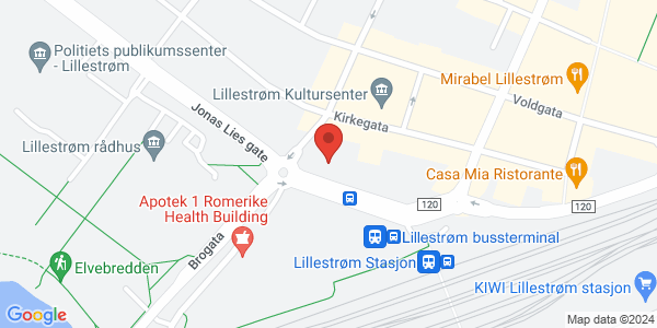 Map displaying event location