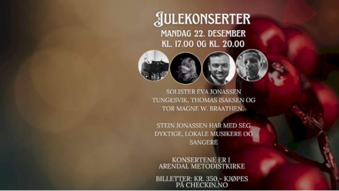Arendal Metodistkirkes Julekonserter