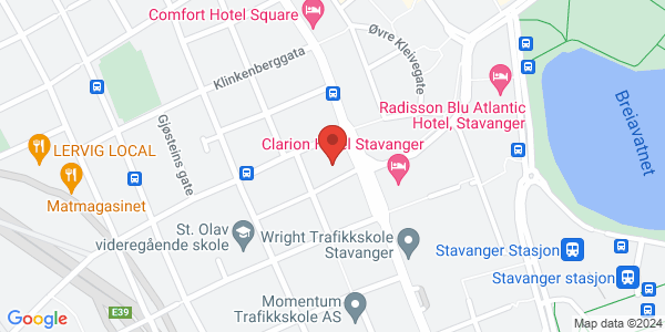 Map displaying event location