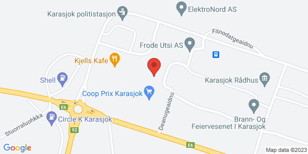 Kart som viser hvor arrangementet foregår
