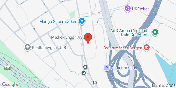 Map displaying event location