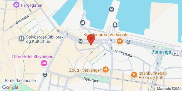 Map displaying event location