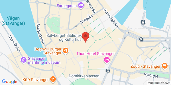Map displaying event location