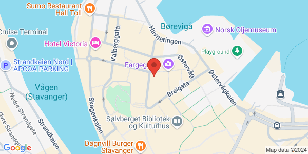 Map displaying event location