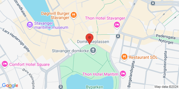Map displaying event location