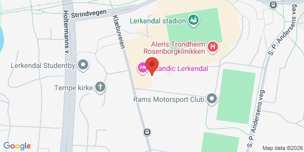 Kart som viser hvor arrangementet foregår