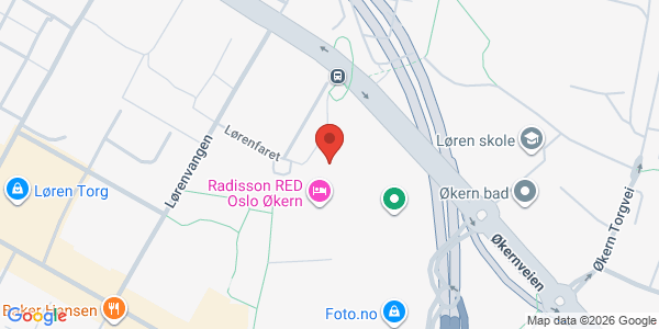 Kart som viser hvor arrangementet foregår