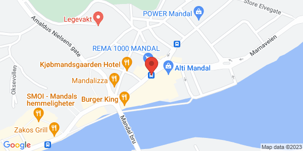 Map displaying event location