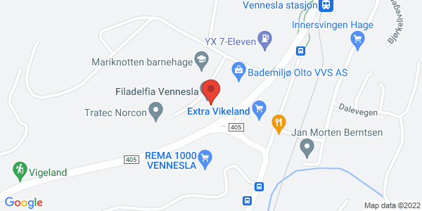 Map displaying event location