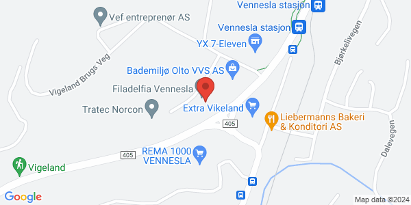 Map displaying event location