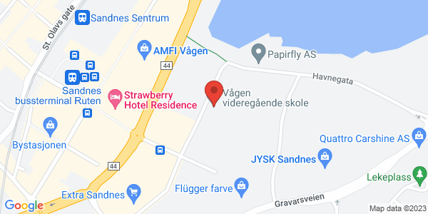 Map displaying event location