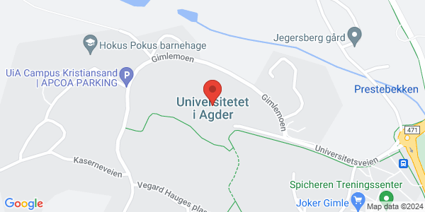 Map displaying event location