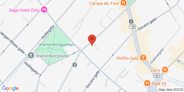 Map displaying event location