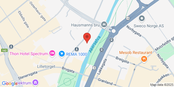 Map displaying event location