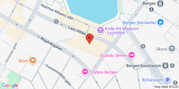 Map displaying event location