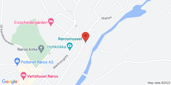 Kart som viser hvor arrangementet foregår