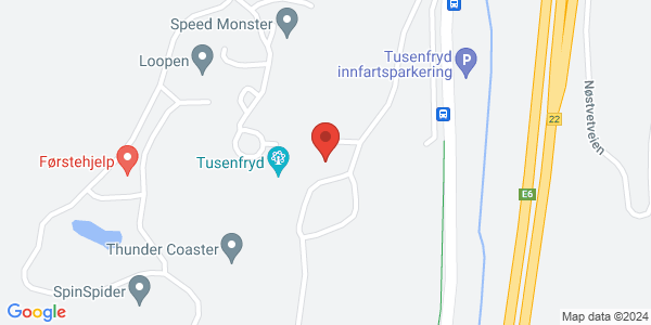 Map displaying event location