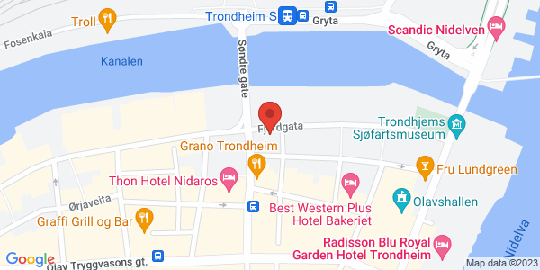 Map displaying event location