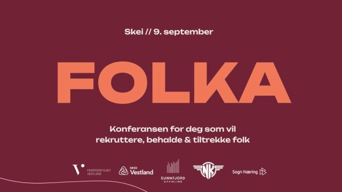 Folka - Rekrutteringskonferansen i Vest