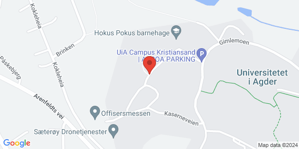 Map displaying event location