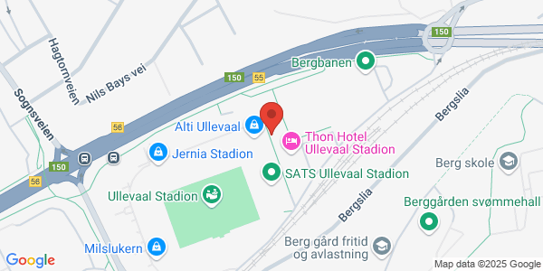 Map displaying event location