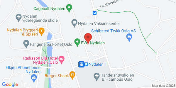 Map displaying event location