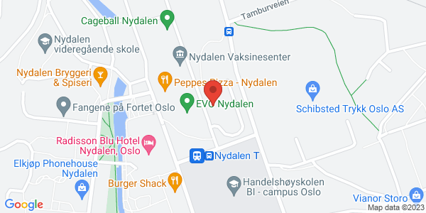 Map displaying event location