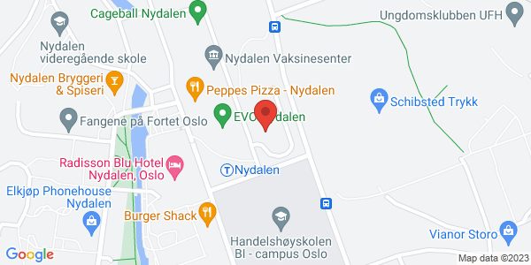 Map displaying event location