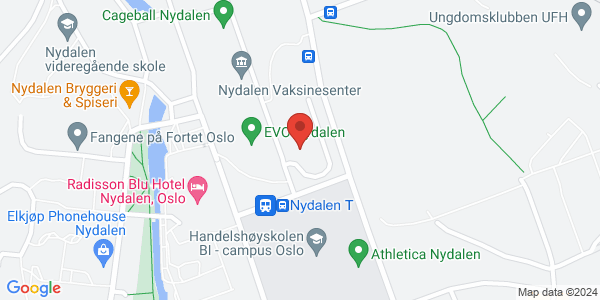 Map displaying event location