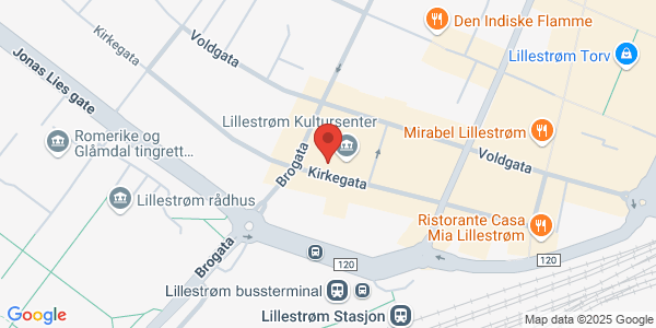 Map displaying event location