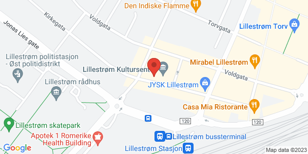 Map displaying event location