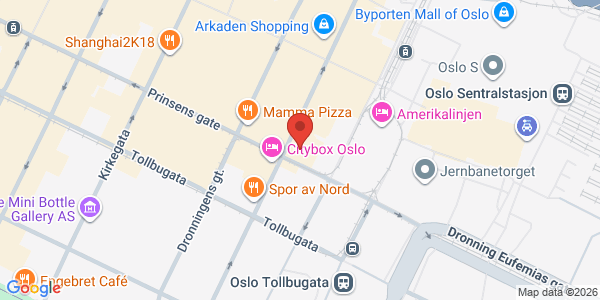 Map displaying event location