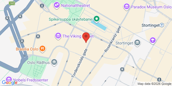 Kart som viser hvor arrangementet foregår