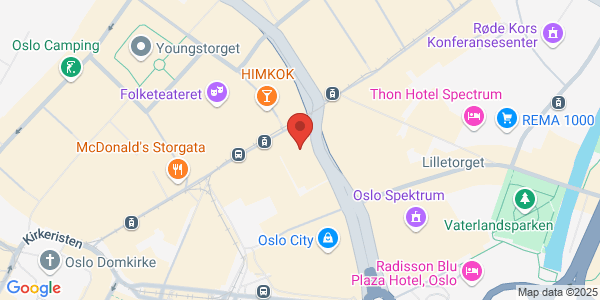 Map displaying event location